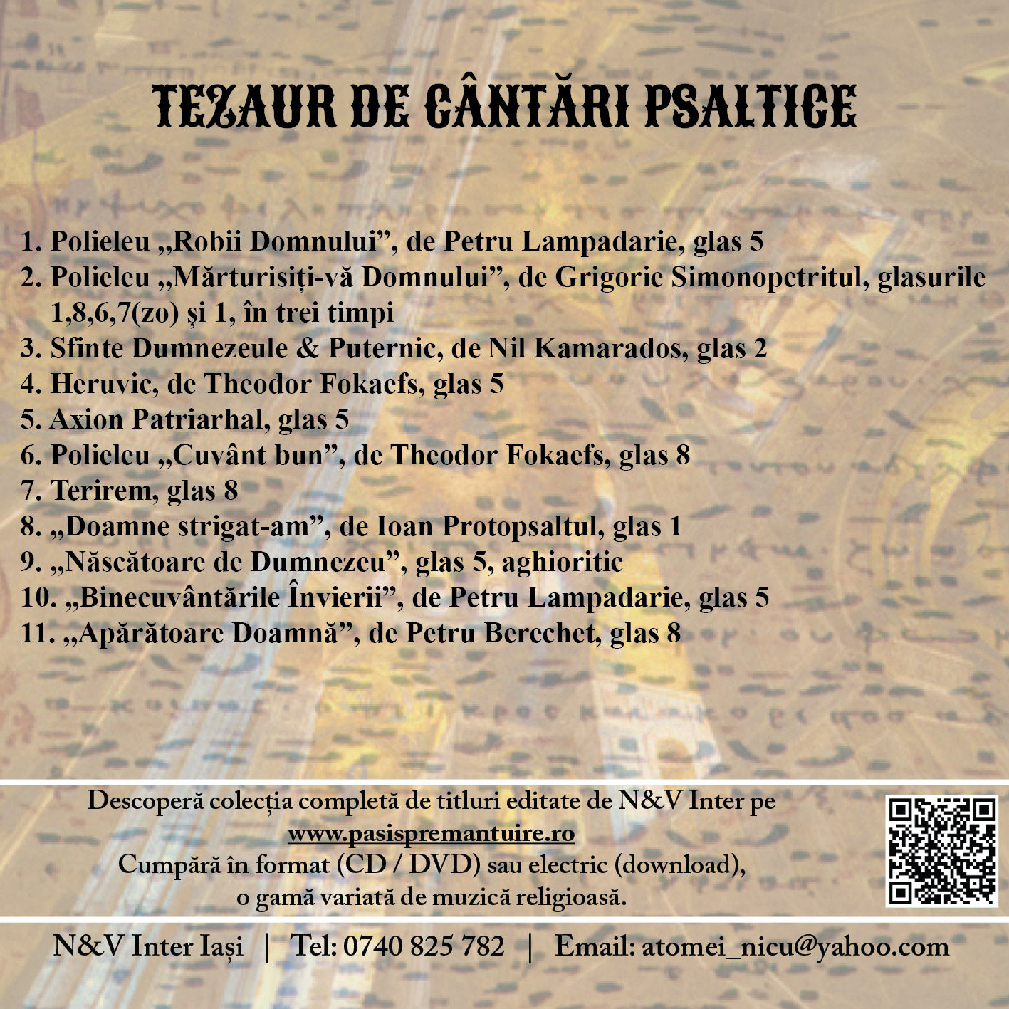 Tezaur de cantari psaltice - Ana Nuta-05 Tezaur de cantari psaltice - imagine 2